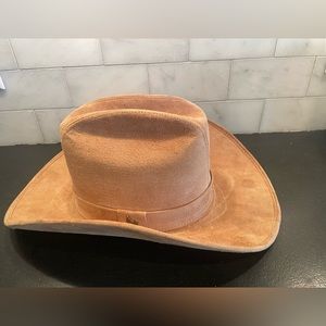 Vintage Henschel Skullys Suede Hat Western Cowboy  Made In USA